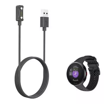 1M USB 4-контактный магнитный присоска USB-кабель для быстрой зарядки для умных часов Polar ignite 3