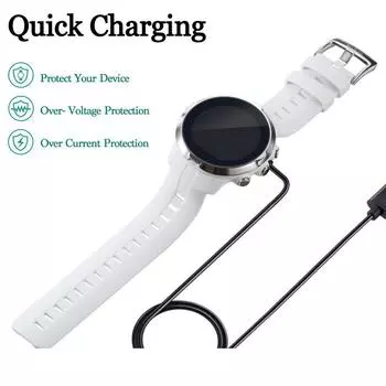 1M USB 4-контактный магнитный присоска USB-кабель для быстрой зарядки для умных часов Suunto 9/9 Baro