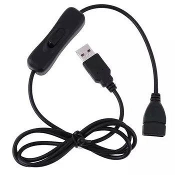 1M USB-кабель даты между мужчиной и женщиной, кабель включения и выключения, светодиодная линия электропередачи