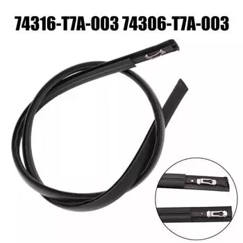 1Pair Car Black Roof Trim Molding Kit Fit For Honda Hrv 2016-2021 74306-T7A-003