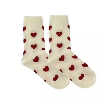 1Pair Cotton Mid Socks Street Tide Cute Socks Cute Street Socks Gift