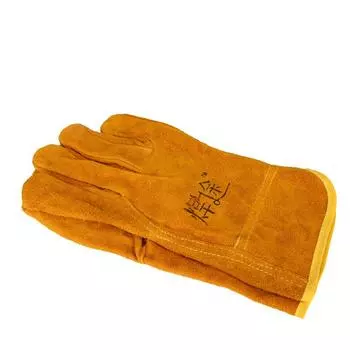 1Pair Cowhide Welding Gloves Thickened Work Safety Glove Durable Welder Gloves Adult StyleA