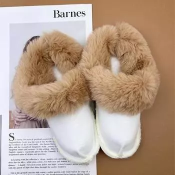 1Pair Winter Warm Shoe Cover For Women Men Clog Fur Lining Replacement Soft Thickened Plush Shoe Pads Clogs Slippers Plush Liner 36-37 розовый