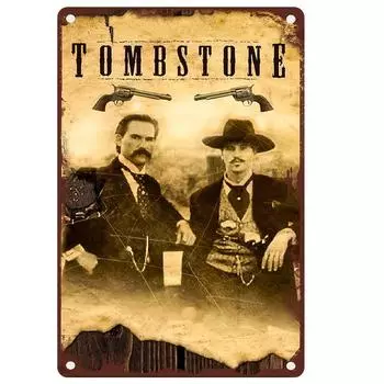 1pc, Aluminum Sign, Tombstone 1993 Sign, (8x12 inches/20cm*30cm), Perfect home decoration for toilet, dining room, kitchen bar чёрный