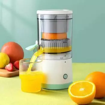 1PC Автоматическая соковыжималка, соковыжималка, сокоотделитель, бытовая соковыжималка для фруктов и овощей, пресс-машина белый