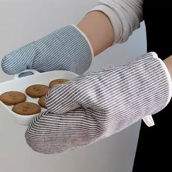 1 шт. Перчатки для выпечки, устойчивые к порезам, противоскользящие, универсальные, удобные, для ношения, для духовки, инструменты для выпечки зелёный
