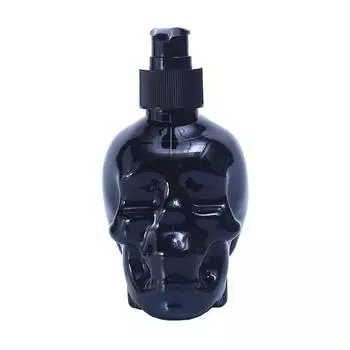 1PC Black Edition Skull Liquid Soap Dispenser Hand Sanitizer Shampoo Lotion Pump Bottle Goth Decor Bathroom Storage Accessories прозрачный