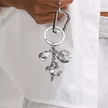 1PC Boot Design Western Cowboy Style Alloy Gift Cowboy Hat Design Ornament Key Rings Holders Decorative Accessories 5 Styles