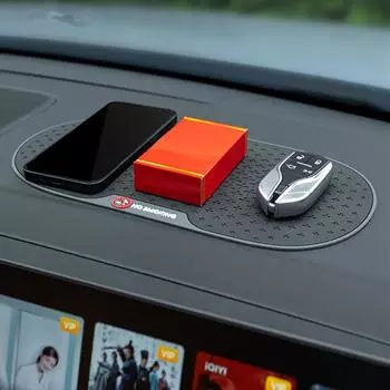 1pc Car Dashboard Non-Slip Sticky Mat, Phone, Key Holder, Non-Slip Mat, Anti-Slip Pad чёрный
