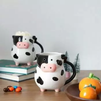 1pc Creative Panda Coffee Cup, Handmade Large Capacity Milk Cup, Animal Themed Juice Cup, Birthday, Christmas, Valentine s Day Gift Back To School Panda Cup