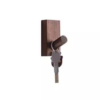 1pc Door Back Hook Entryway Hooks Coat Wall Hanging Self Adhesive Solid Wood Changing Room Clothes Storage Rack Free Punching