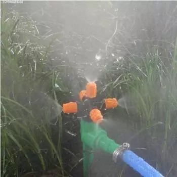 1pc Five Outlet Adjustable Horticultural Atomizing Nozzle Greenhouse Automatic Sprinkler Watering Supplies