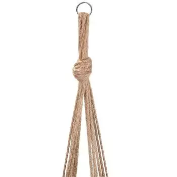 1PC Gardening Green Plant Hanger Flower Pot Net Bag Hemp Rope Hanging Basket Indoor Outdoor Hook Decoration темные хаки