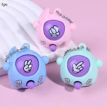 1Pc Guessing Egg Keychain Scissors Stone Cloth Face-changing Egg Toy Creative Gifts Spot