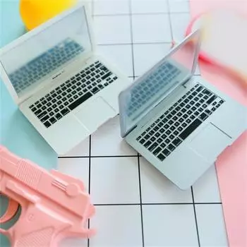 1pc High Definition Folding Make Up Mirrors Portable Traveling Creative Funny Notebook Mirrors Cosmetic Tools Women Gift Mirrors