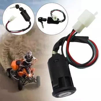 1pc Ignition Key Switch For 4 Stroke 50cc 70cc 90cc 110cc 125cc For Suzuki Dirt Bike Pit Bike Trail Bike ATV Quad Buggy