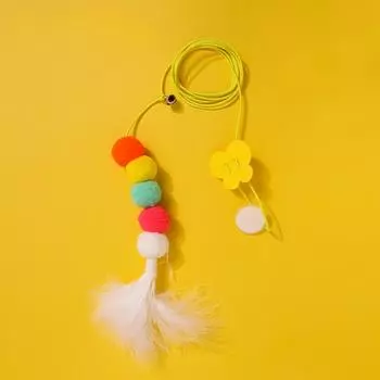 1Pc Interactive Cat Toy Hanging Simulation Cat Toy Funny Interactive Toy for Kitten Playing Toy Cat Supplies
