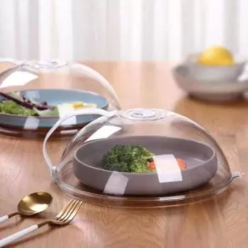 (1Pc)Крышка для микроволновой печи, устойчивая к брызгам и высоким температурам, для сохранения продуктов питания, маслостойкая крышка