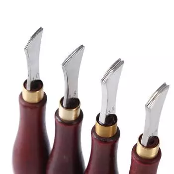 1PC Leather Arch Edge Sector Shallow Groove Edges Cold And Hot Pressure Line Punch Embedding Thread Leathercraft Tool 1.0-2.5mm
