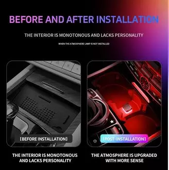 1Pc Mini USB LED Light, Car LED Interior Lighting DC 5V Smart USB LED Atmosphere Light, Laptop Keyboard Light Decoration night