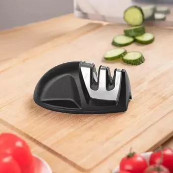 1pc Mouse Knife Sharpener Household Quick Two Section Mini Portable Knife Sharpening Simple Sharpening Stone knife sharpener L