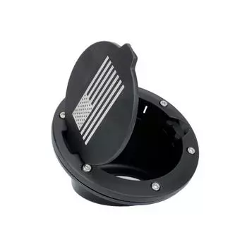 1PC New Car Gas Tank Cap Filler Fuel Door Cover For Jeep Wrangler JK 2007-2017