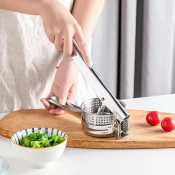 1PC New Stainless Steel Manual Juicer Lemon Apples Citrus Squeezer Household Garlic Crusher Food Tools Kitchen Accessories United States