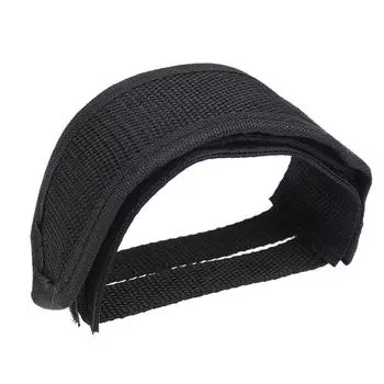 1Pc Nylon Bicycle Pedal Straps Belt Fixed Gear Bike чёрный