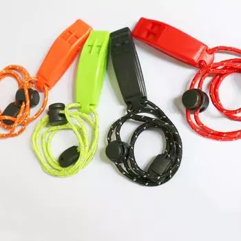 1PC Outdoor First Aid Survival Dual Frequency Whistle, First Aid Whistle, Dual Frequency Survival Whistle, Dual Frequency Arc Treble Whistle