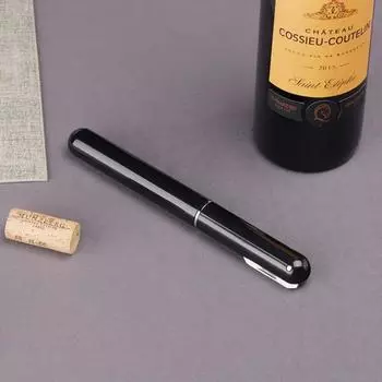 1pc Pen Pneumatic Bottle Opener Cross Border Tiktok Home Creative Needle Red Wine Wine Bottle Opener Manual Bottle Opener