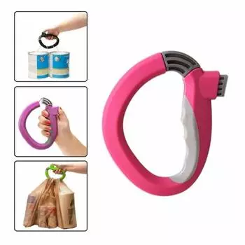 1pc Plastic Utility Hooks for Grocery Shopping - Casual Style, Anti-Strangulation Handheld Bag Lifter with Wall Mount Feature 1pc синий