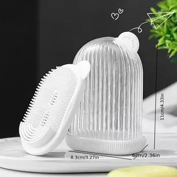 1pc Portable Travel Soap Case Creative Sealed Drainage Soap Box With Cover Compact Plastic Soap Holder Convenient For Busines