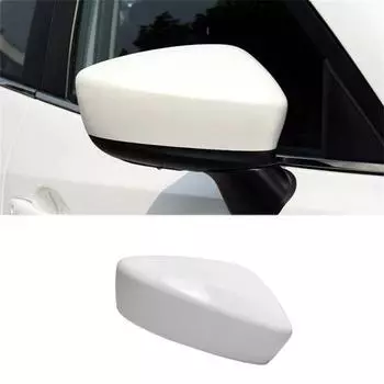 1PC Primer Right Side Rear View Mirror Cover ABS Plastic For Mazda 3 2014-2016