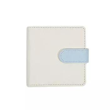 1PC PU 3-Hole Card Collection Book Цветной альбом с отрывными листами для хранения фотографий Почтовая открытка Сортировочный буклет