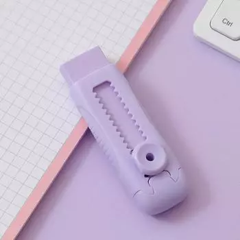 1Pc Push-Pull Eraser for Art, Writing, and Drawing - Non-Abrasive, Easy-Glide School and Office Supplies