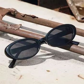 1pc Retro Oval Sunglasses for Women Men Fashion Small Oval Sun Glasses 90s Vintage Style Shades Outdoor Driving Goggles