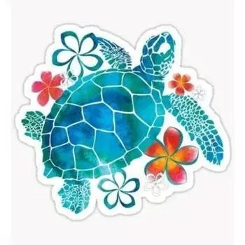 1pc Sea Turtle_Sticker -PVC -Decal For Car 1pc