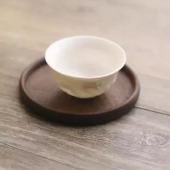 1PC Solid Walnut Wood Coaster Round Square Beech Wood Cup Mat Heat Resistant Tea Coffee Cup Pad Placemats