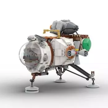 1PC Spacecraft Building Block Set, Космический корабль Building Block Toy, Детский подарок