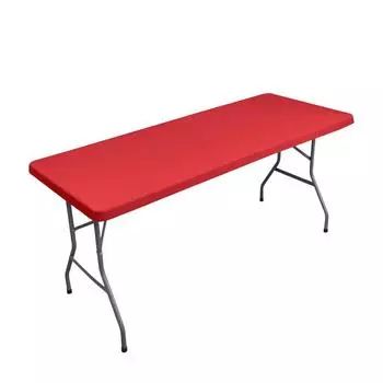 1pc Spandex Tablecloth Tight, Elastic FittedStretch Rectangular Tablecloth,Washable and Wrinkle Resistant PatioTable Cover 183x76cm белый