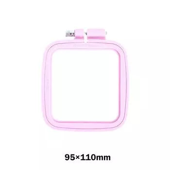 1pc Square Embroidery Square Embroidery Frame Household Supplies Sewing Accessories For Embroidery Crafts Home Decoration 70x75mm