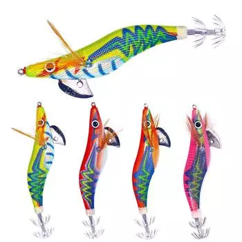 1pc Squid Hook Luminous Tail Plastic Weight : 12.2g