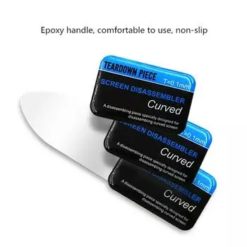 1pc Stainless Steel Curved Screen Opener LCD Screen Disassemble Pry Card Tool Mobile Phone Screen Disassemble Repair Tool