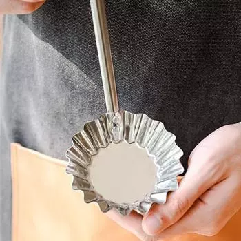 1Pc Stainless Steel Meatball Spoon Pancake Scoop Meat Pie Maker Non-stick Fried Food Mold Kitchen Cooking Tools