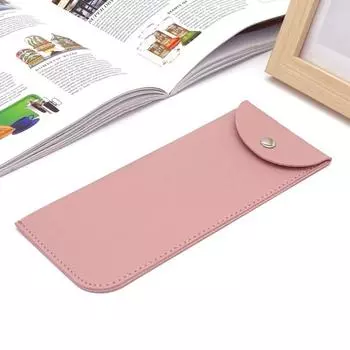1Pc Unisex PU Leather Glasses Bag Protective Cover Portable Sunglasses Case Reading Eyeglasses Eyewear Protector чёрный