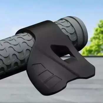 1pc Universal silicone motorcycle throttle grip Grip Cruise control handlebar armrest acceleration locking handle чёрный