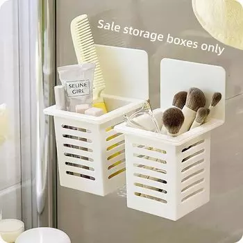 1PC Wall Mounted Toothbrush Holder Set for Bathroom. Spoons and Forks Holder for Kitchen- Space Saving Toothbrush Storage белый