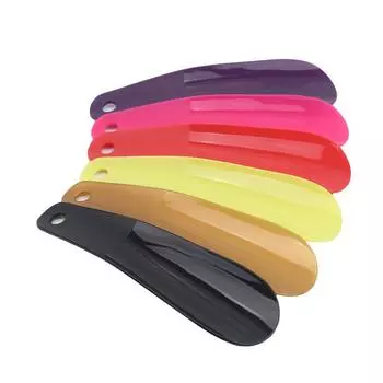 1pcs 16cm Professional Shoe Horns Plastic Shoe Horn Spoon Shape Shoehorn Shoe Lifter Flexible Sturdy Slips New чёрный