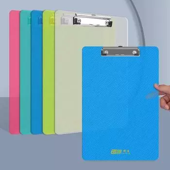 1PCS A4 File Folder Paper Clipboard Writing Pad Splint Memo Clip Board Document Holder Student School Office Stationery Supplies светло-серый