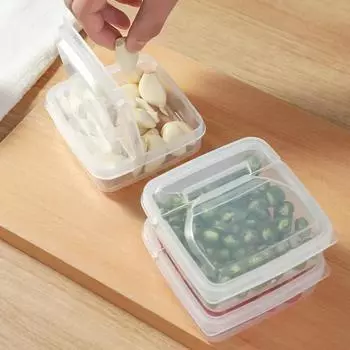 1PCS Cheese Plate Storage Box Crisper Butter Cheese Slices of Containers of Transparent Cheese Fridge Sealing Box of The Kitchen